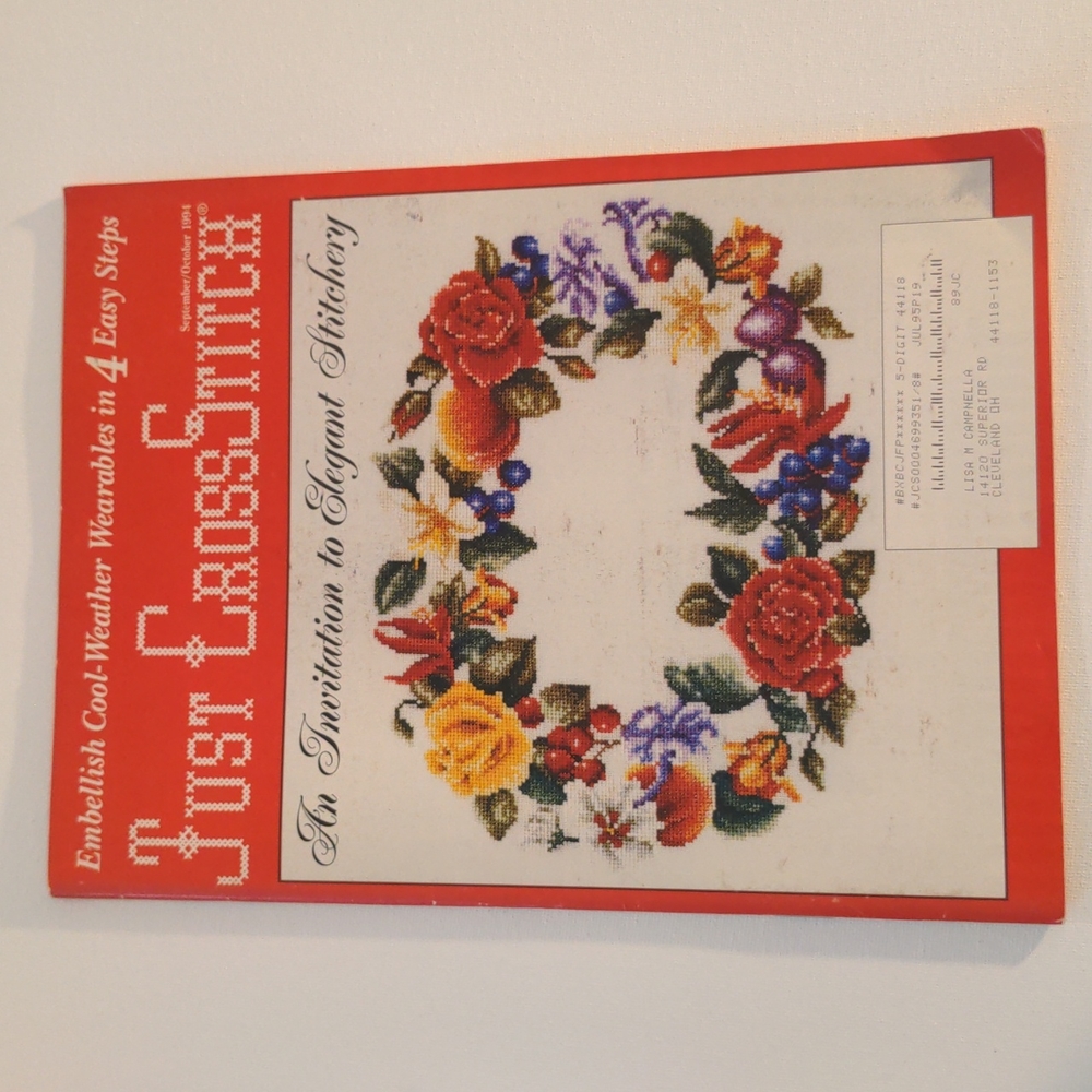 Just CrossStitch Magazine ~ September/October 1994
